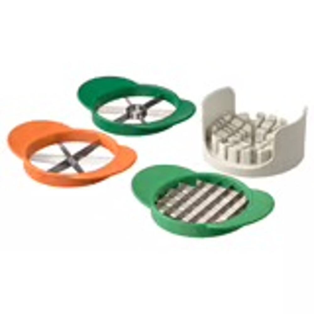 IKEA UPPFYLLD 4-Piece Fruit Cutter Set for Fast Prep and Fun Slices